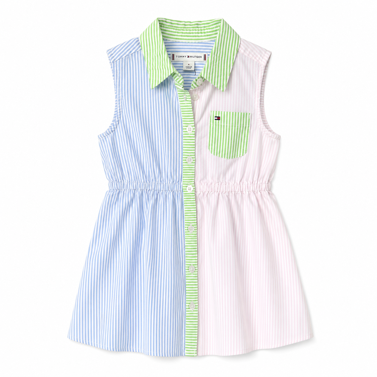 Tommy Hilfiger Kids' Sleeveless Mixed Stripe Dress