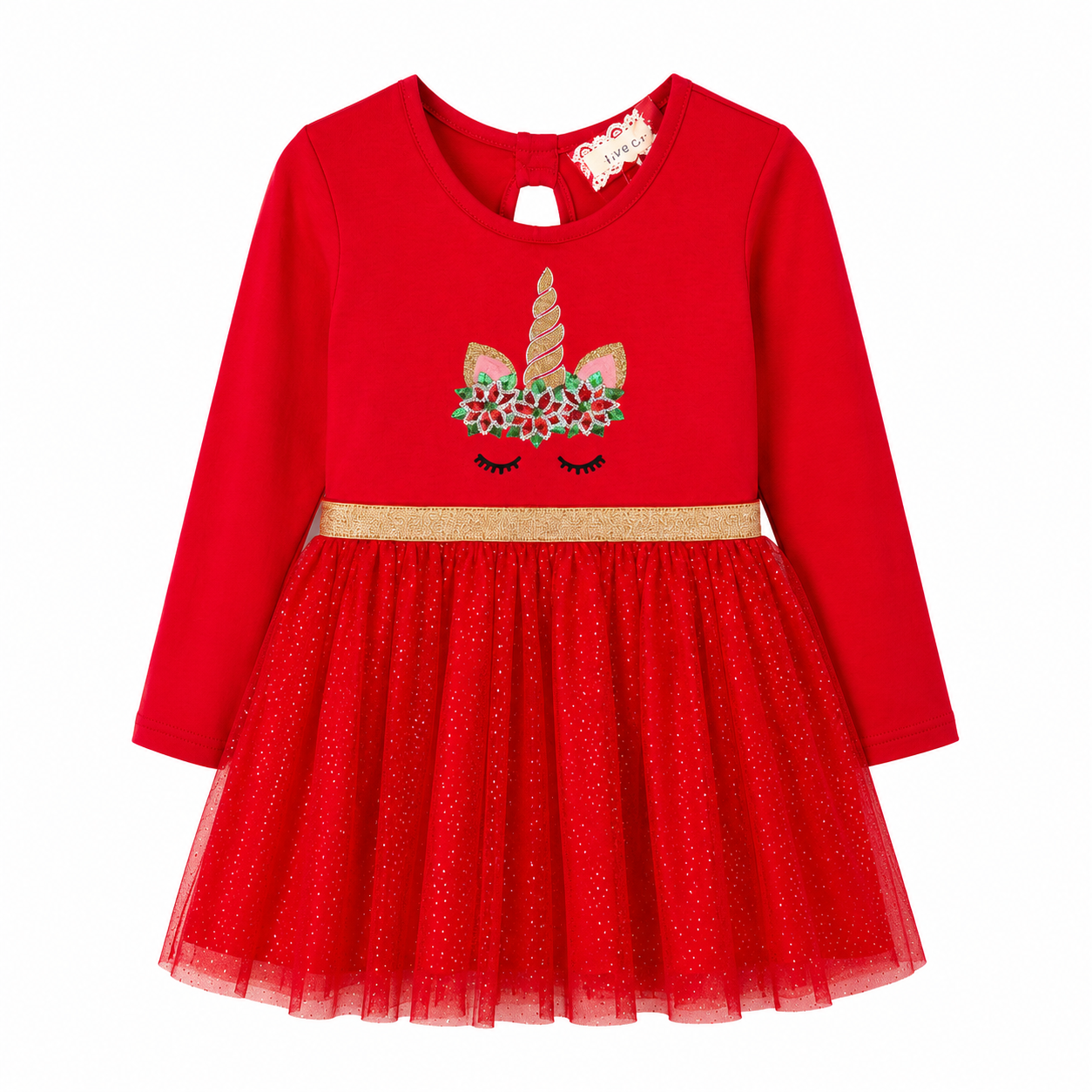 Btween Girls Unicorn Mesh Tutu Dress