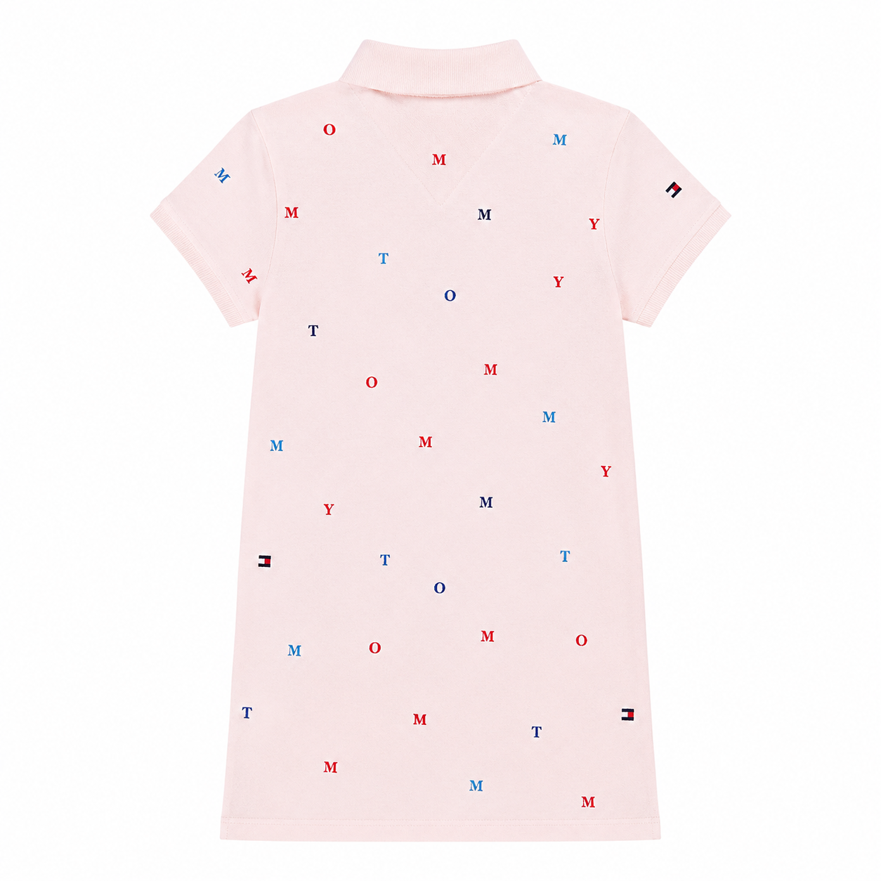 Tommy Hilfiger Kids' Allover Embroidered Polo Dress