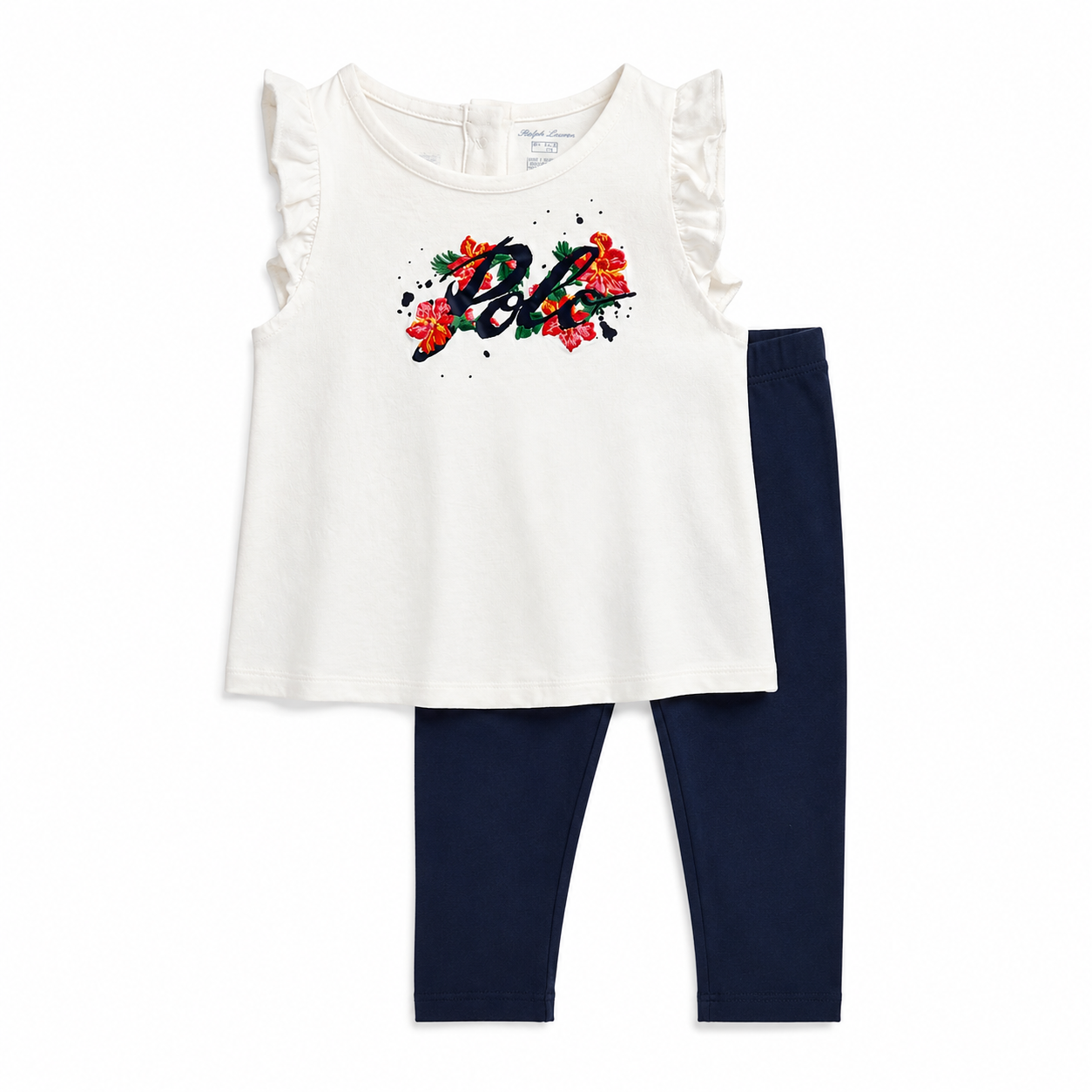 Ralph Lauren Graphic Logo Print Top and Bottom for Toddlers&nbsp;
