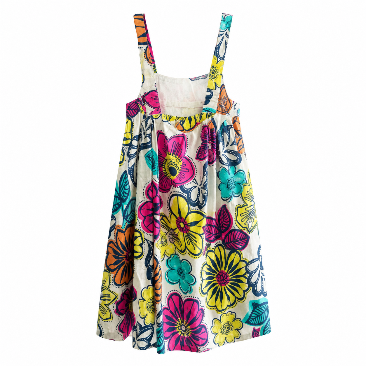 Gap Kids Smocked Ruffle Midi Dress