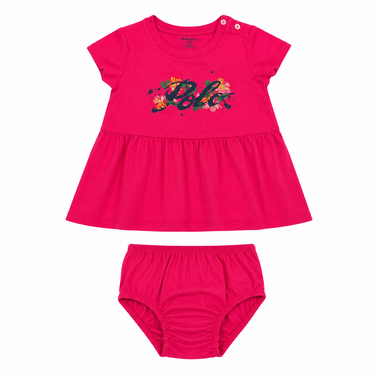 Ralph Lauren Logo Cotton Jersey Tee Dress