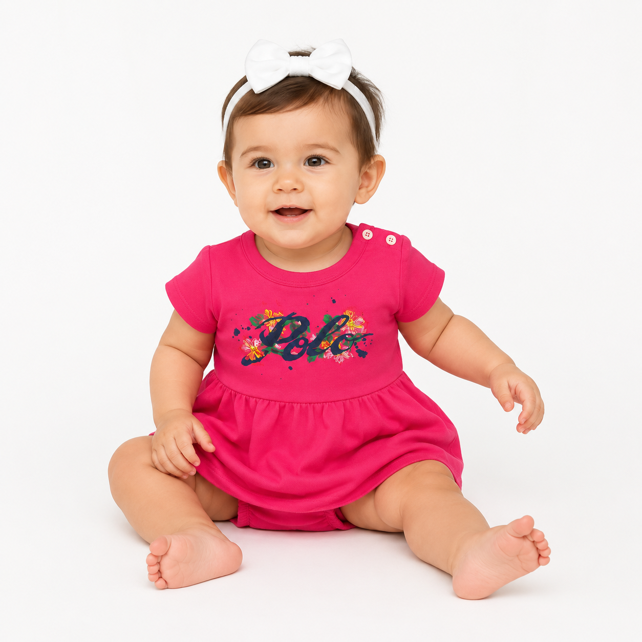 Ralph Lauren Logo Cotton Jersey Tee Dress