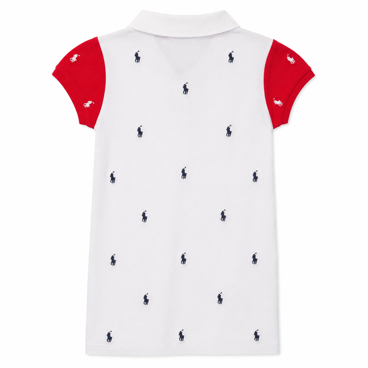 Ralph Lauren Polo Pony Cotton Mesh Polo Dress