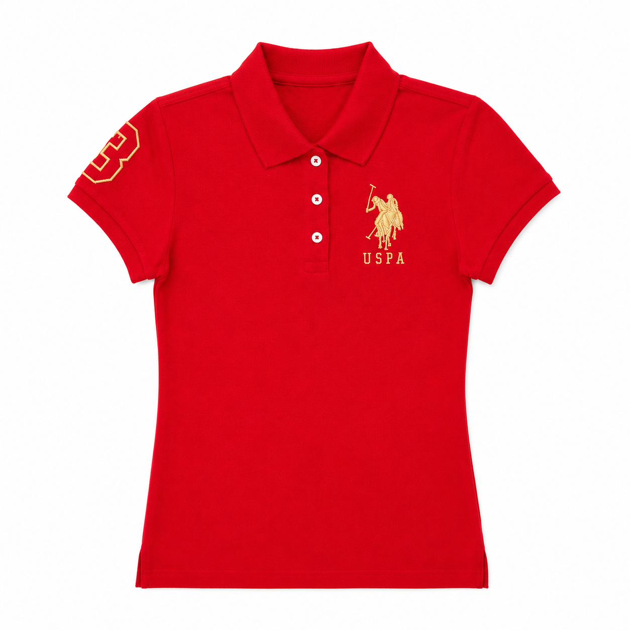 U.S Polo U.S. POLO ASSN. USPA Metallic Print Polo