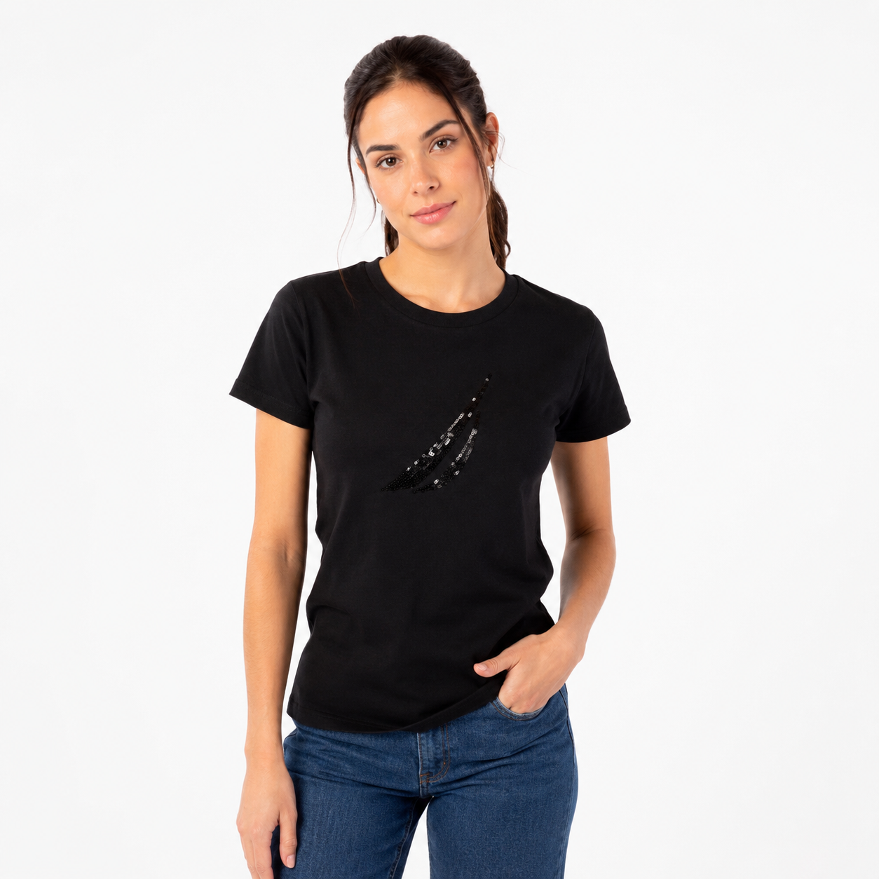 Nautica Sequin Graphic T-Shirt