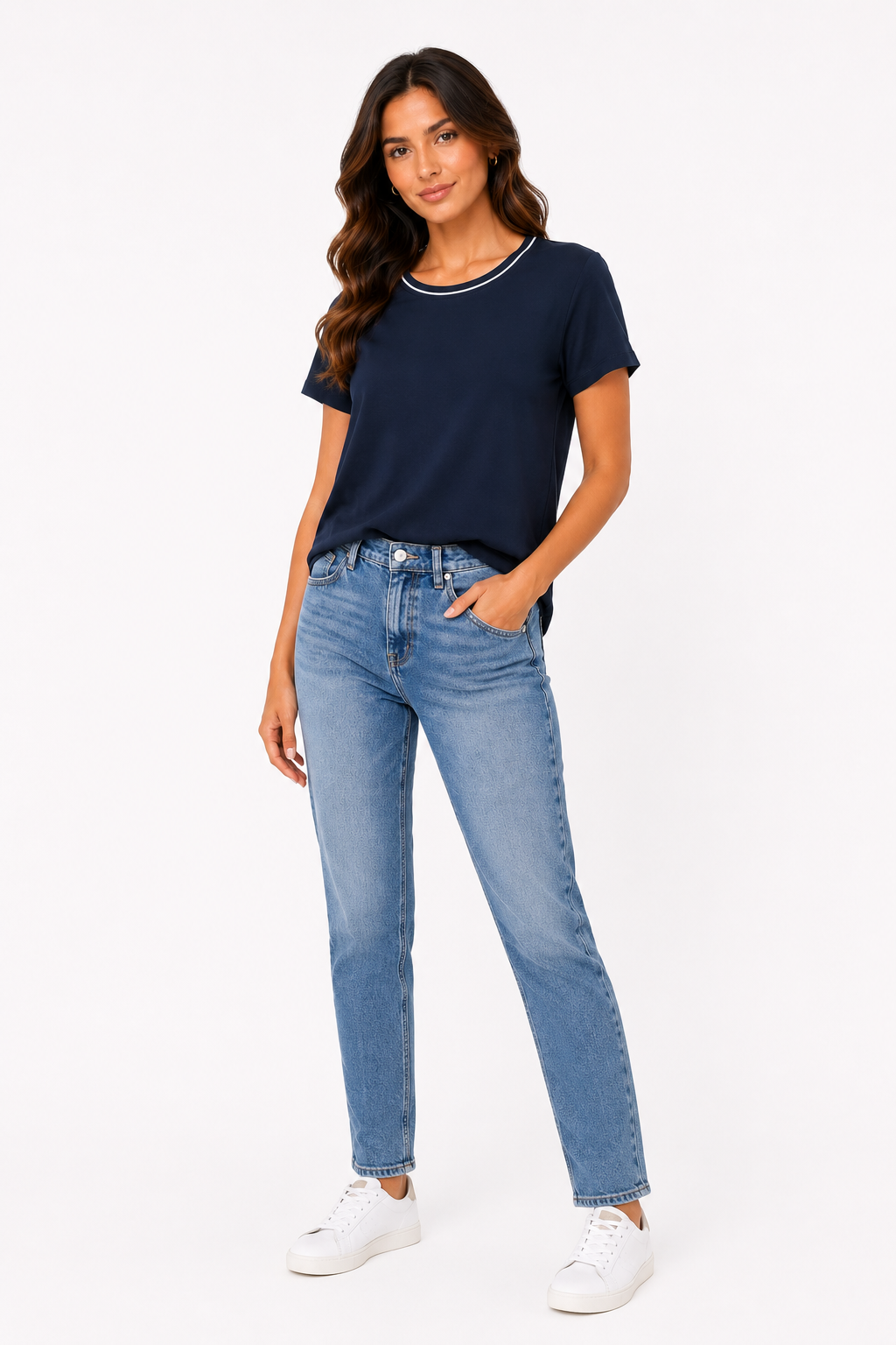 Tahari Short Sleeve T-Shirt