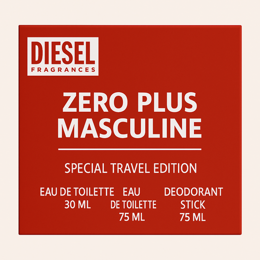 Diesel Men's Zero Plus Masculine Gift Set Fragrances