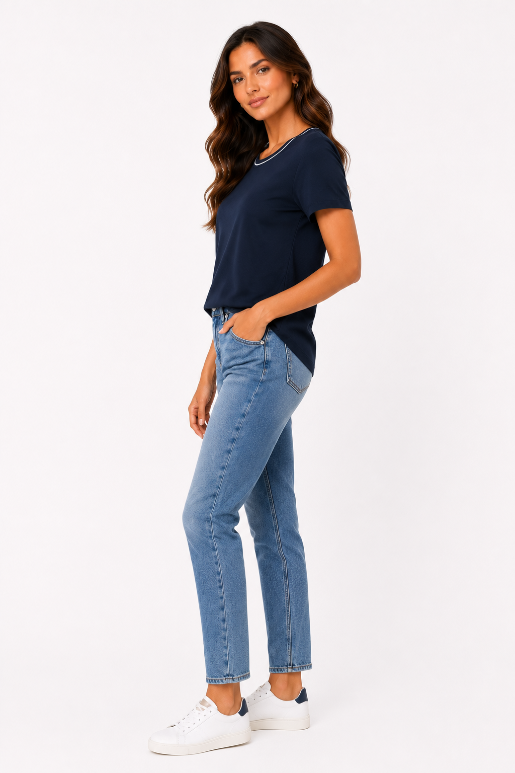Tahari Short Sleeve T-Shirt