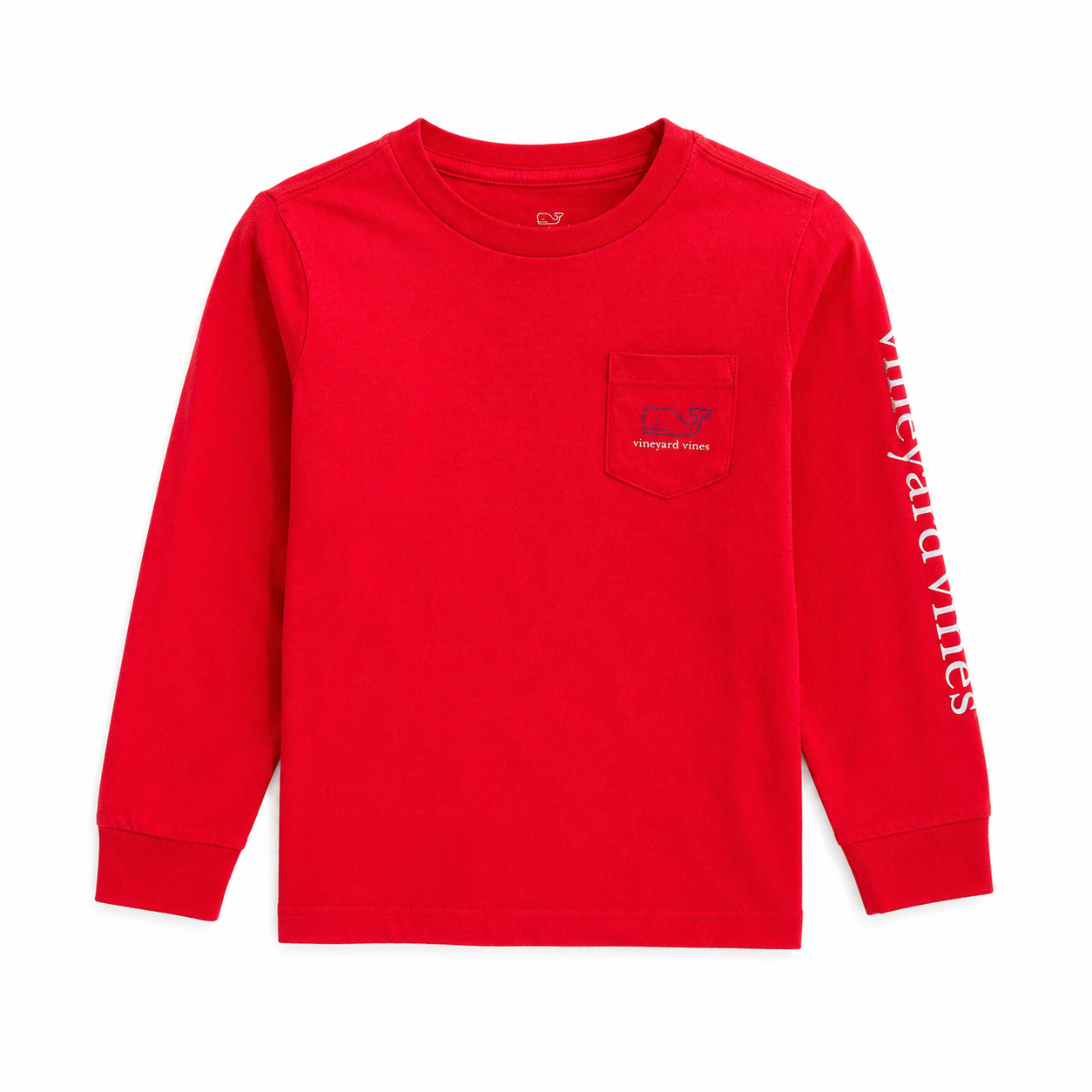 Vineyard Vines Vintage Whale Long-Sleeve Pocket Tee