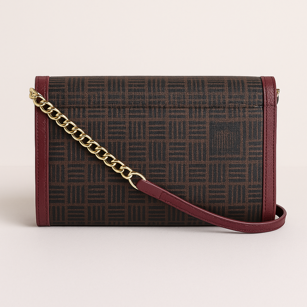 Anne Klein Camera Crossbody Sling Bag W/Card Case