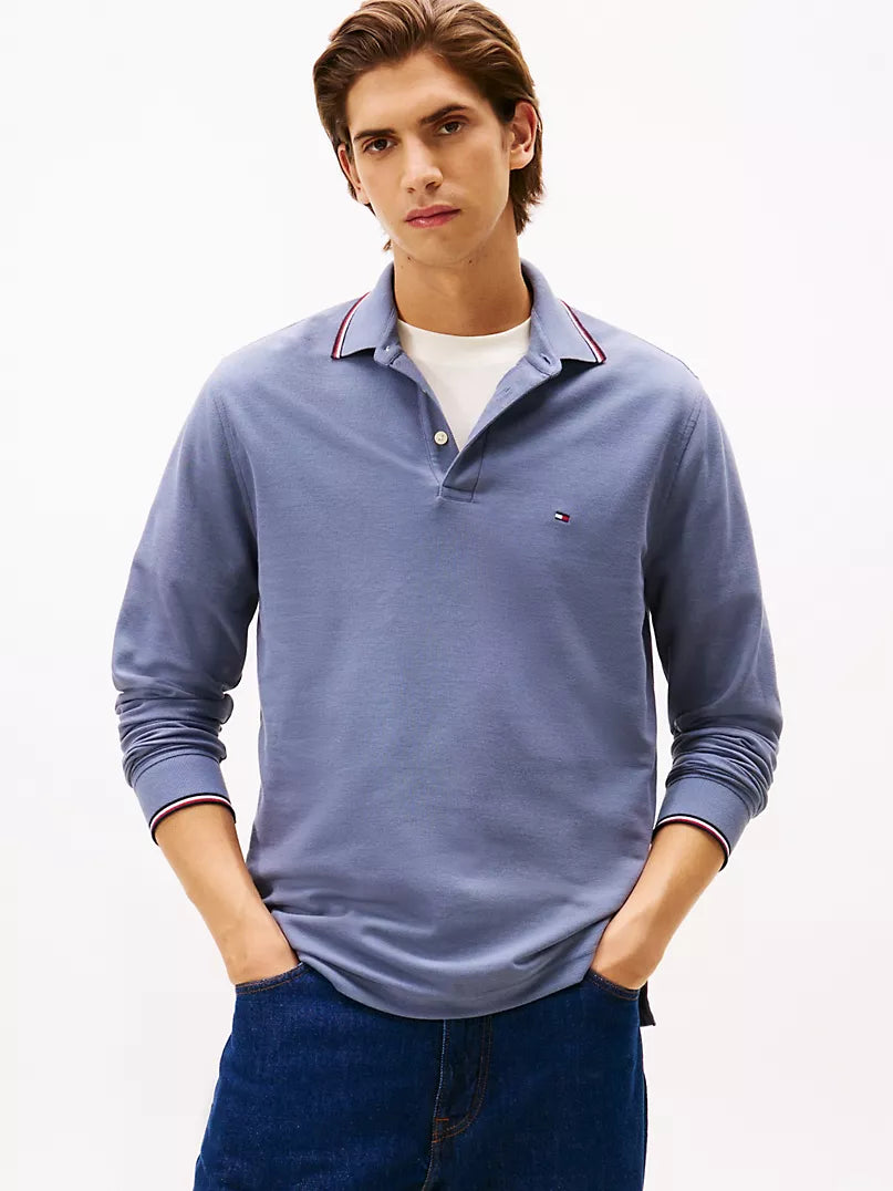 Tommy Hilfiger-Long-Sleeve Tommy Wicking Polo