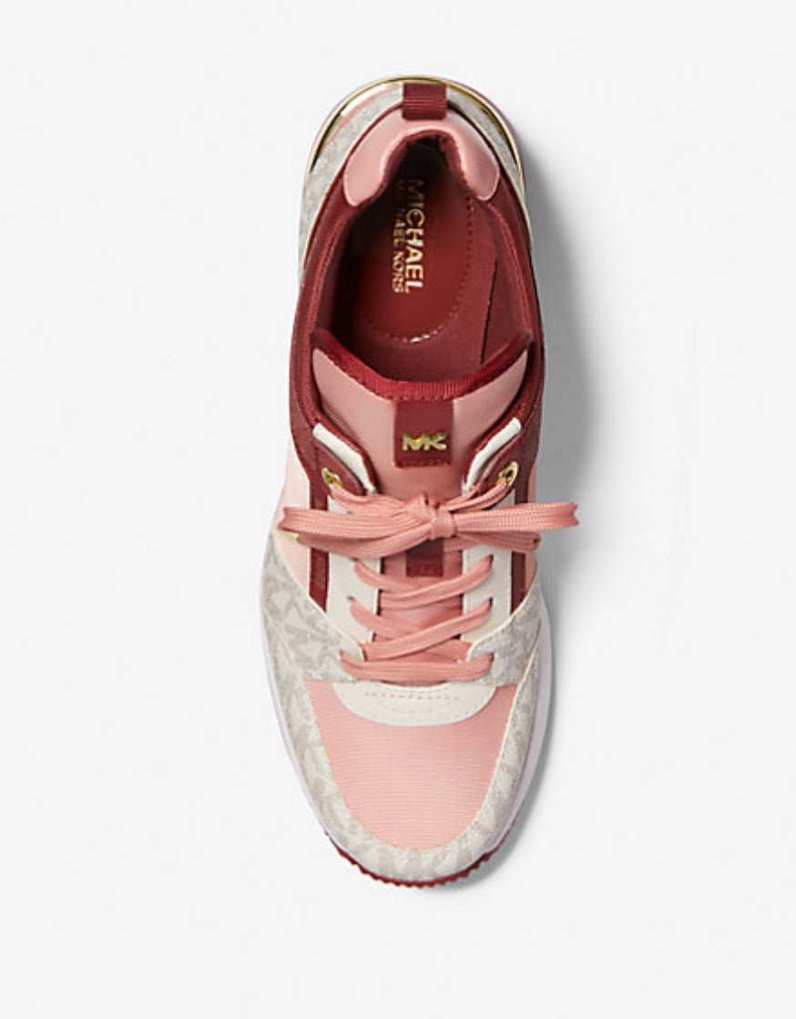 Michael Kors Georgie Mixed-Media Trainer