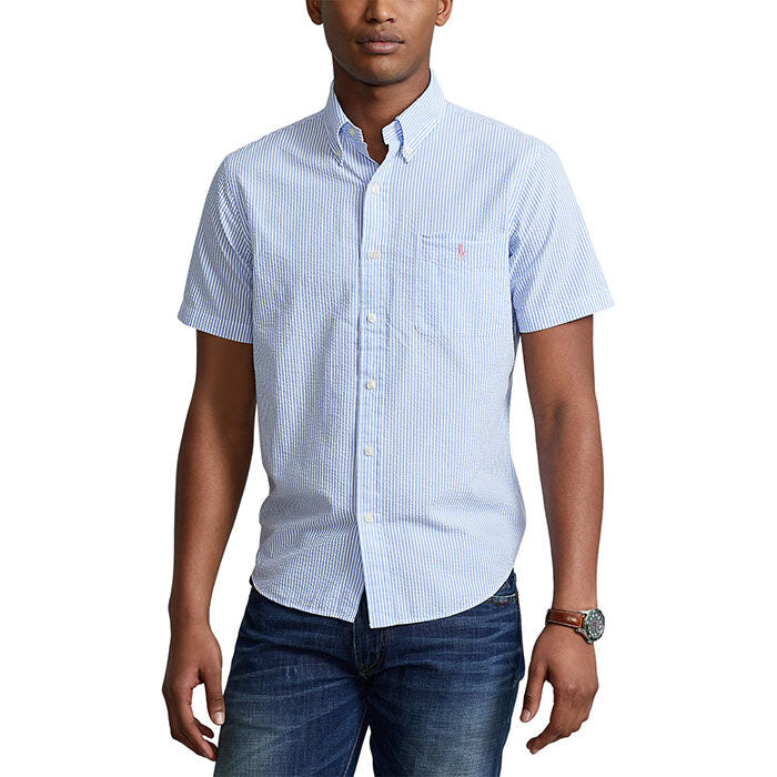 Polo Ralph Lauren Men's RL Prepster Classic Fit Seersucker Shirt