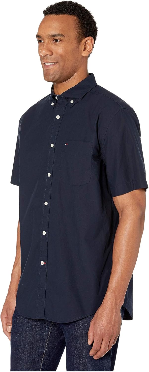 Tommy Hilfiger Slim Fit Short-Sleeve Poplin Shirt