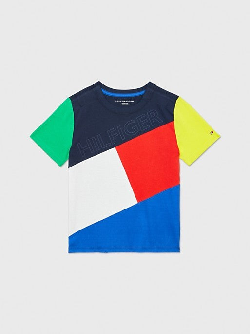 Tommy Hilfiger TOMMY ADAPTIVE Colorblock Flag T-Shirt