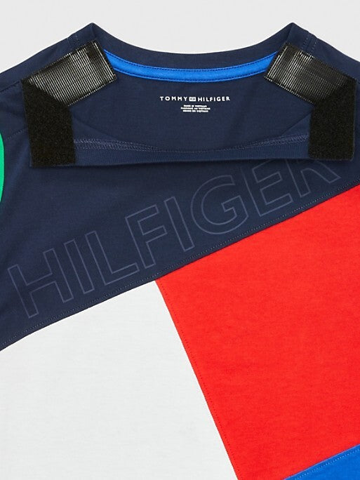 Tommy Hilfiger TOMMY ADAPTIVE Colorblock Flag T-Shirt