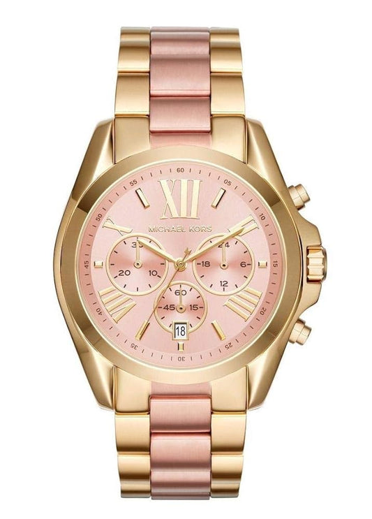 Michael Kors Watch, Chronograph, MICHAELKORS, Women's, Men's, Unisex, gold, Bracelet Type