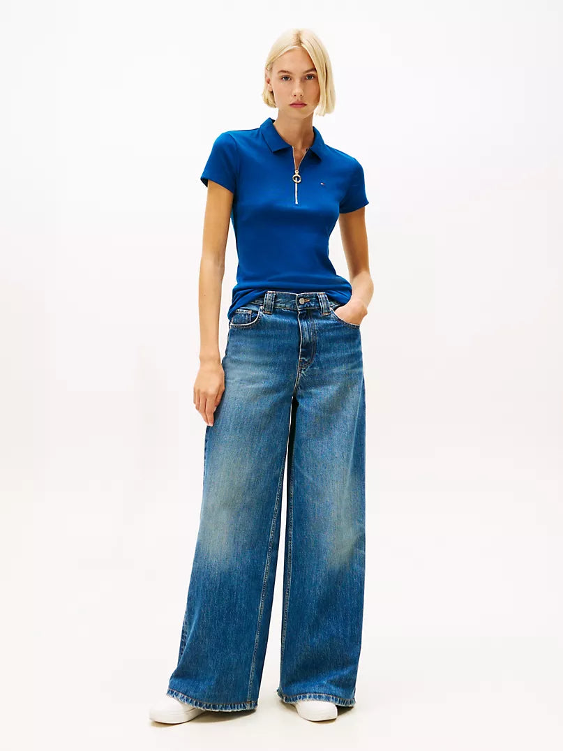 Tommy Hilfiger Slim Fit Zip Polo Women’s