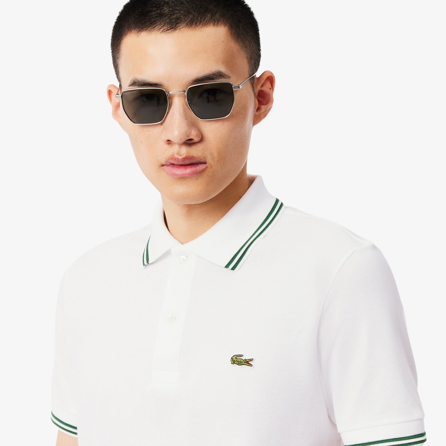 Lacoste Regular Fit L.12.12 Polo con detalles decorativos for men
