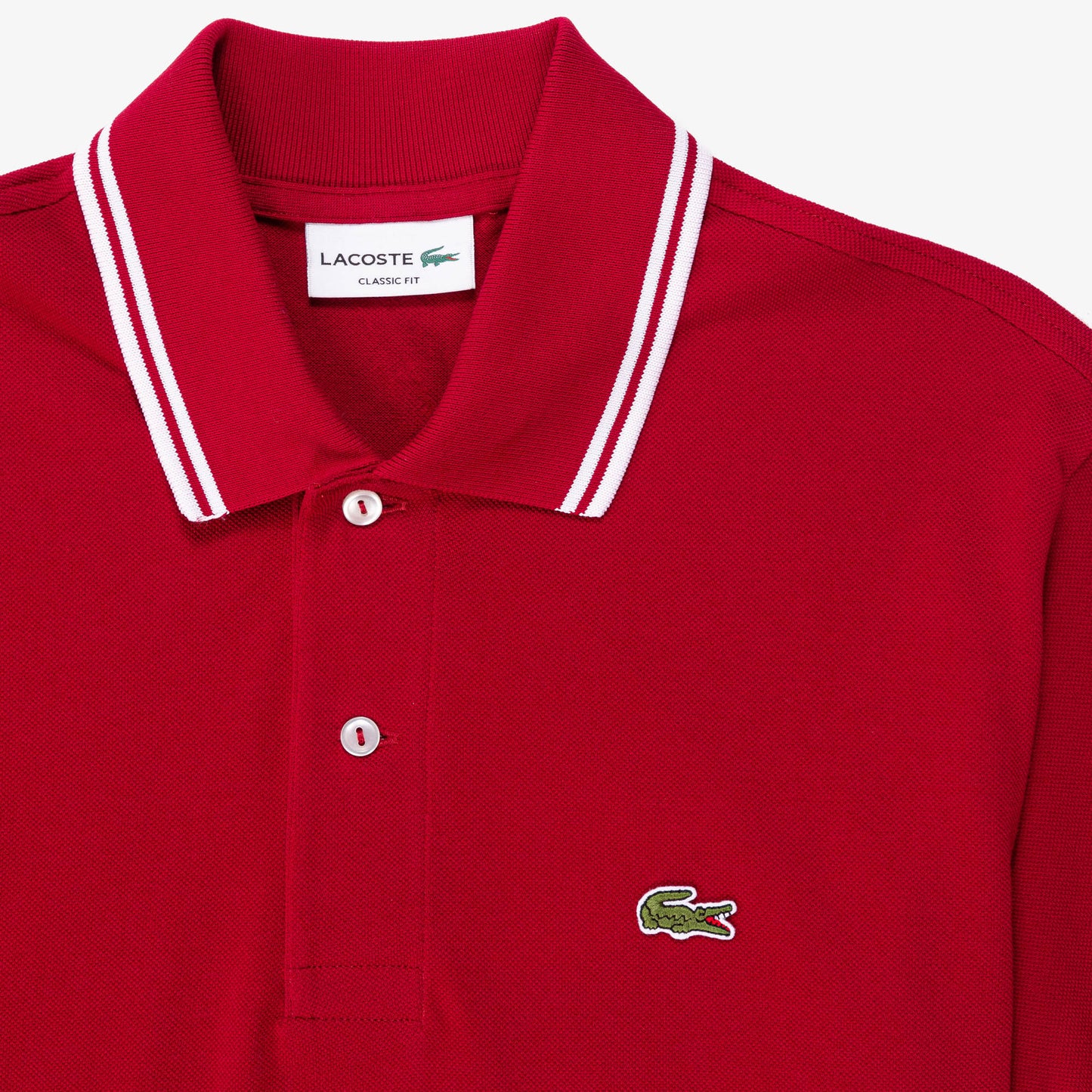 Lacoste Polo piqué de corte clásico