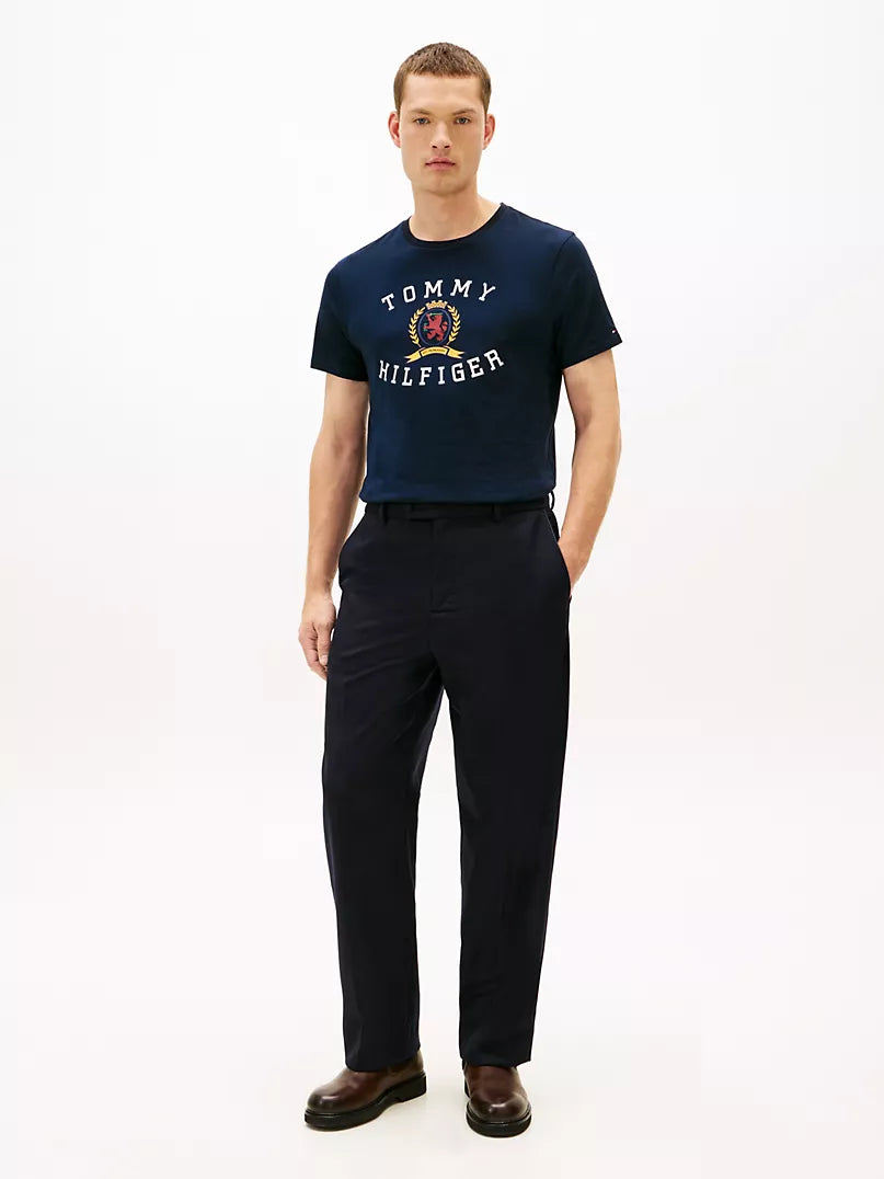 Tommy Hilfiger-Hilfiger Crest Logo T-Shirt