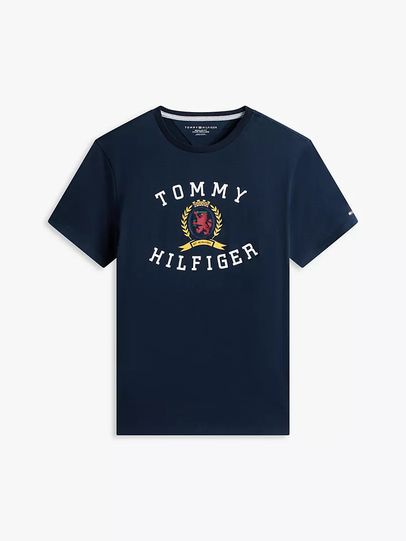 Tommy Hilfiger-Hilfiger Crest Logo T-Shirt