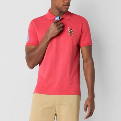 U.S. Polo Assn Mens Slim Fit Cotton Pique Polo Shirt