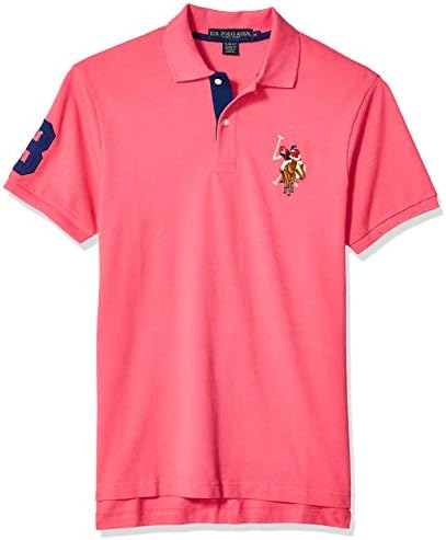 U.S. Polo Assn Mens Slim Fit Cotton Pique Polo Shirt