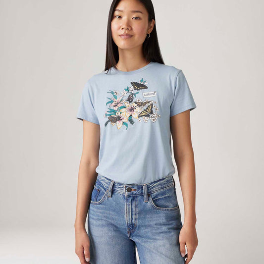 Levi's® The Perfect Tee Camiseta de manga corta azul