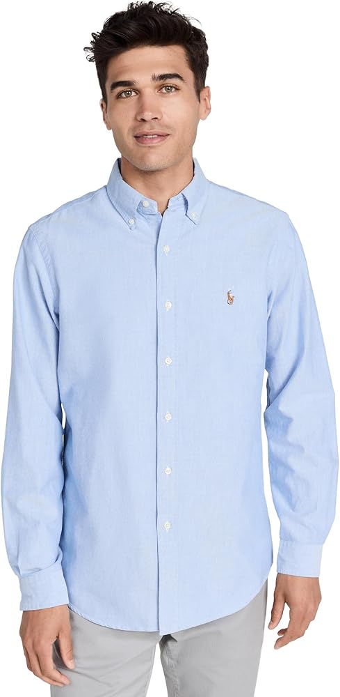 POLO RALPH LAUREN Camisa Oxford icónica de ajuste clásico para hombre