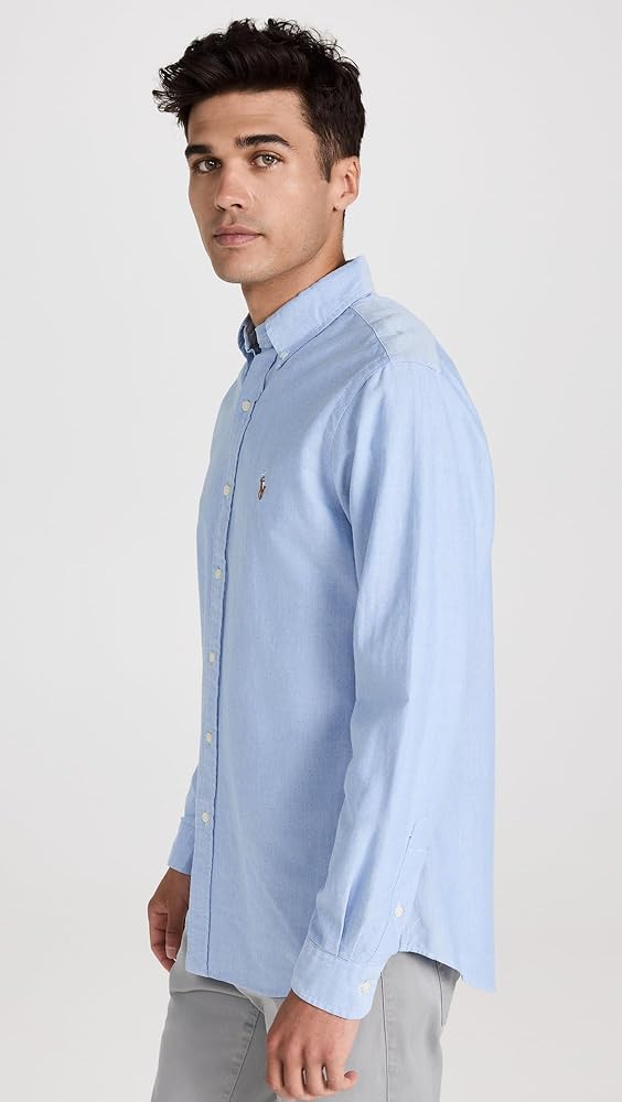 POLO RALPH LAUREN Camisa Oxford icónica de ajuste clásico para hombre