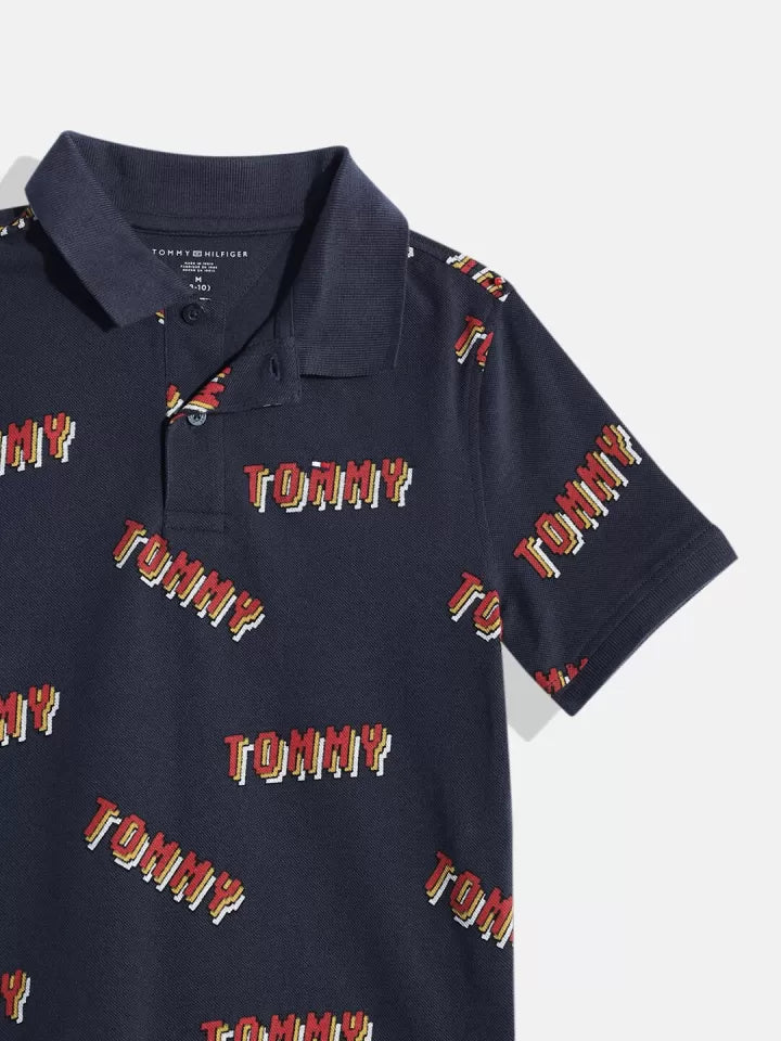 Tommy Hilfiger Boys Brand Logo Polo