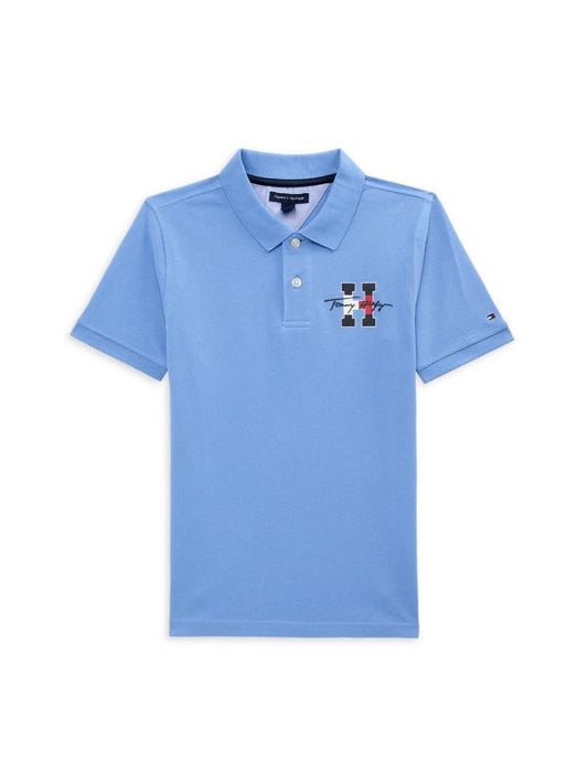 Tommy Hilfiger Boy's Logo Graphic Polo