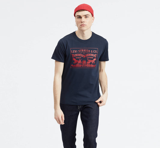 Levi's Two-horse Pull Graphic Tee Shirt