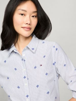 Tommy Hilfiger Thaca Stripe Monogram Shirt