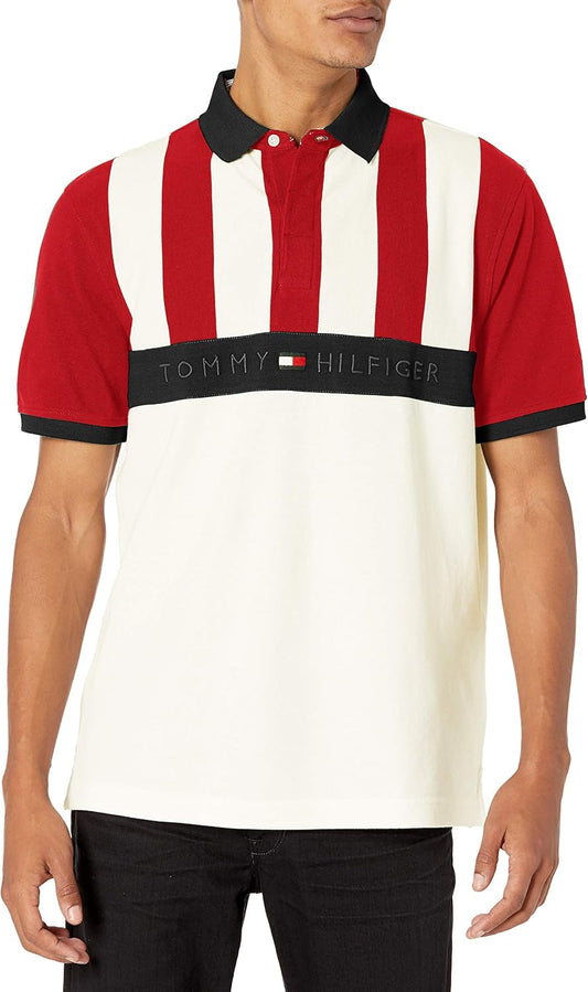 Tommy Hilfiger Men's Classic Fit Short Sleeve Cotton Polo Shirt