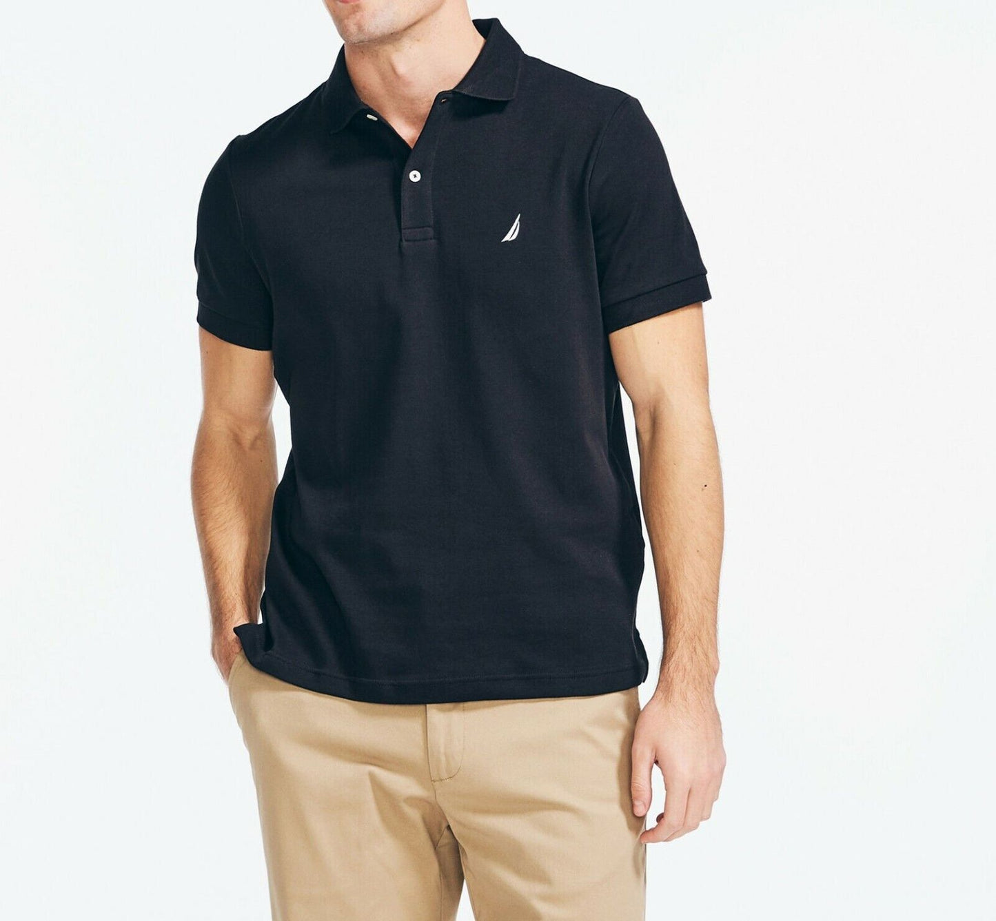 Nautica Interlock Slim Fit Polo Shirt