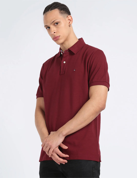 Tommy Hilfiger Solid Cotton Spring Polo