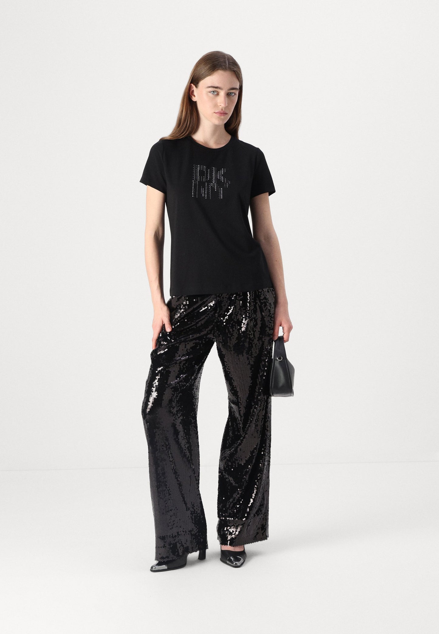 DKNY Hot Fix Logo Tee