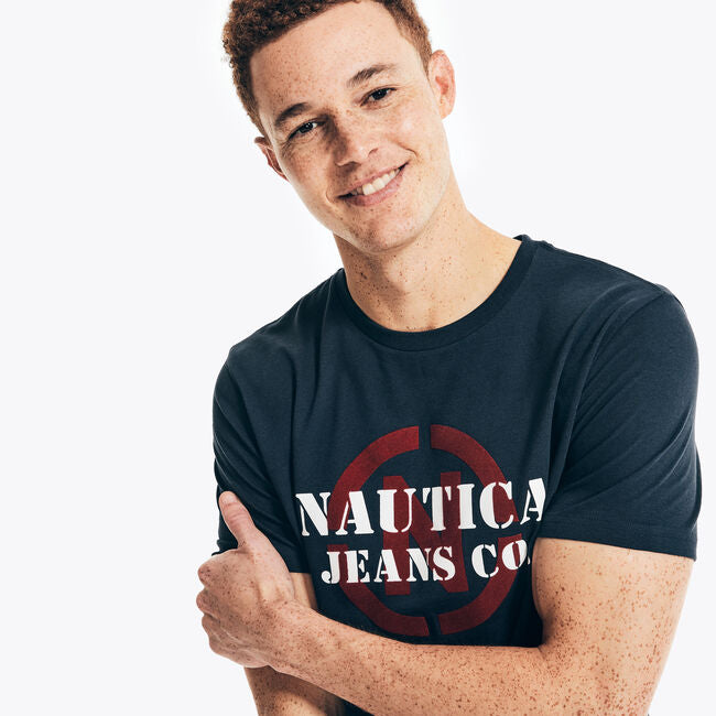 Nautica Jeans Co. Graphic  T-Shirt