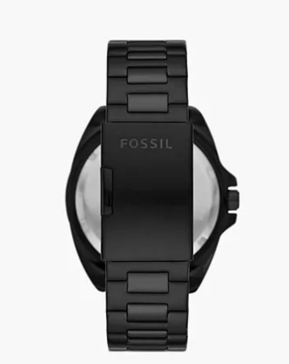 Fossil Autocross Multifunction Black Stainless Steel Watch