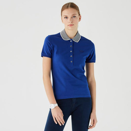 Lacoste Women’s Slim Fit Stretch Cotton Piqué Polo