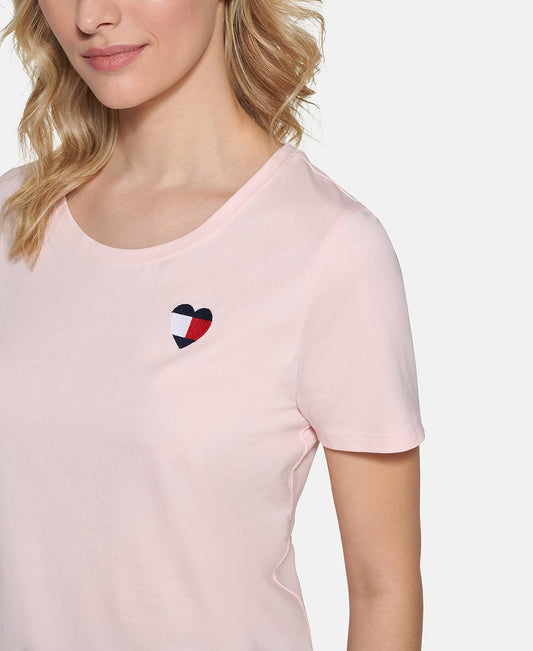 Tommy Hilfiger womens Tommy Hilfiger Women's Flag Heart Tee