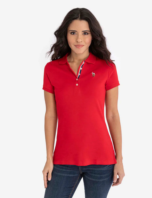 U.S Polo Solid Interlock Polo Shirt