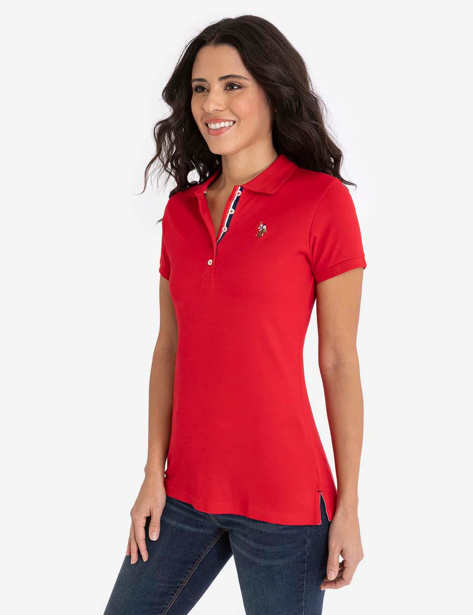 U.S Polo Solid Interlock Polo Shirt