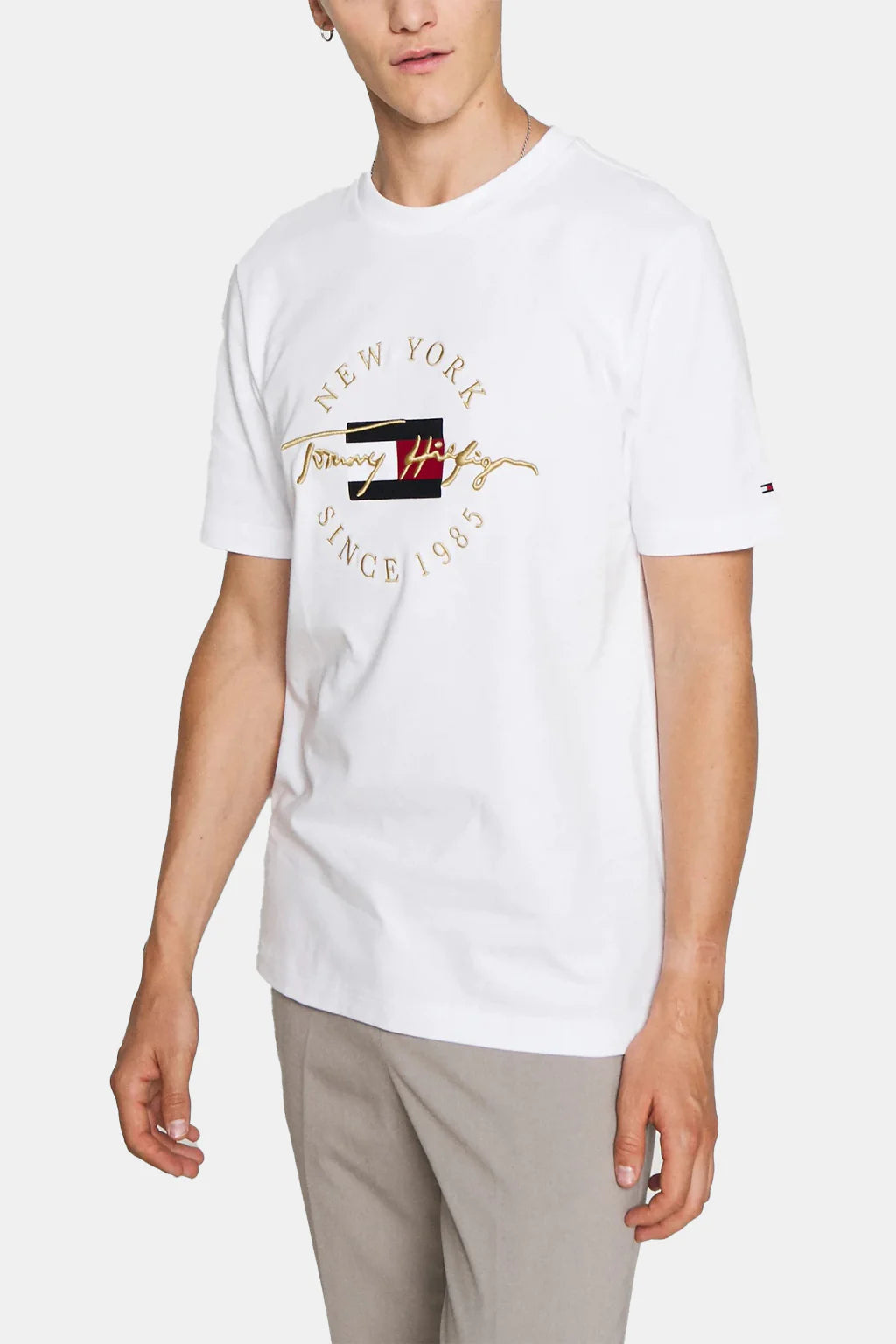 Tommy Hilfiger T- shirt With Label Stitching