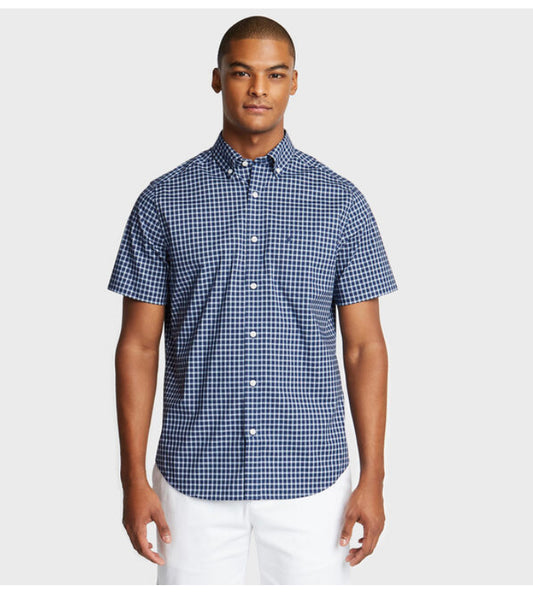 Nautica Classic Fit Wrinkle -Resistant Short Sleeve Shirt