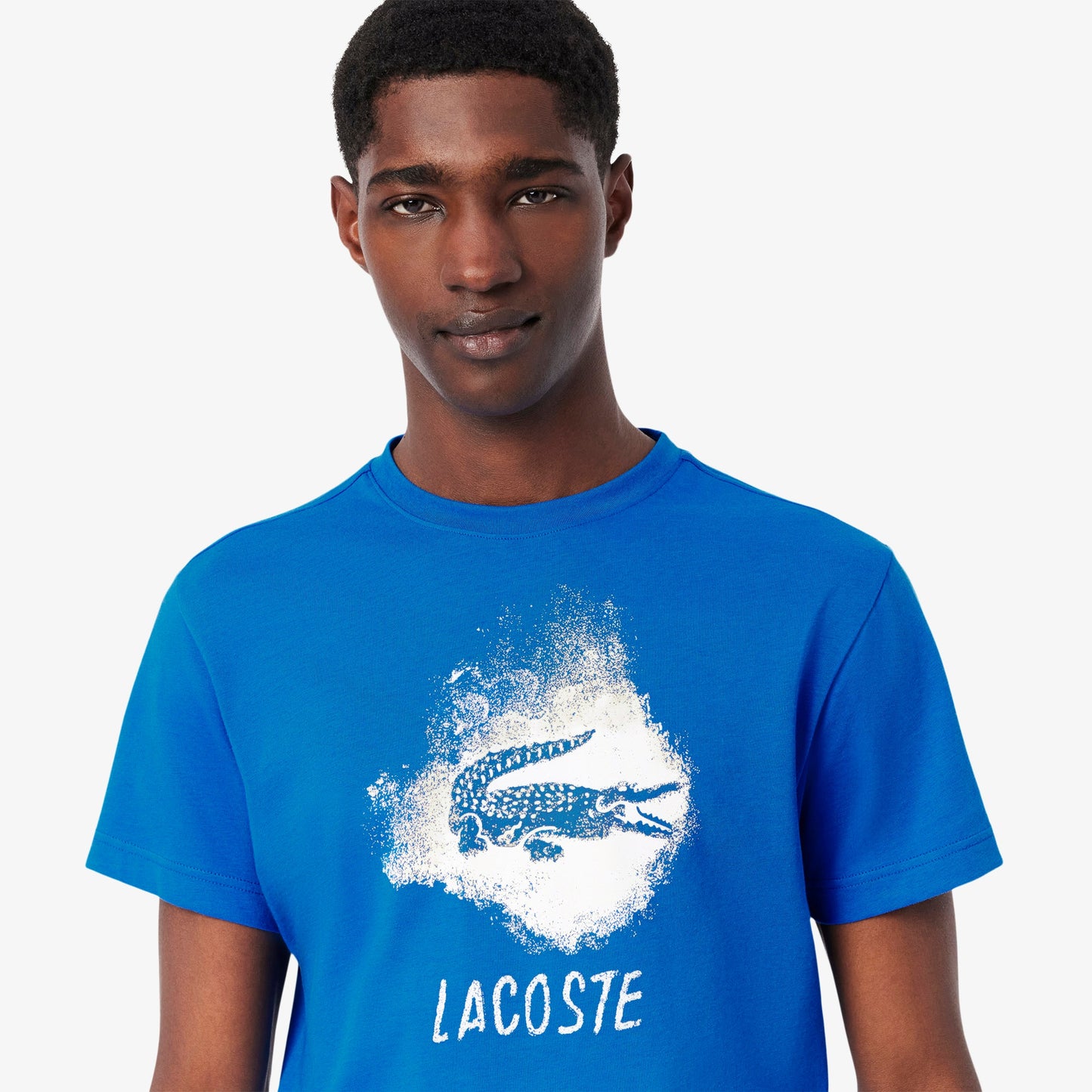 Lacoste Playera deportiva con gráfico Ultra seco para hombre