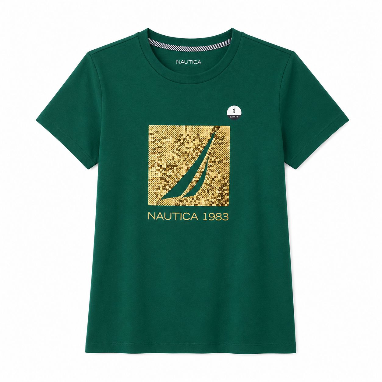 Nautica Sequin 1983 Graphic T-Shirt Women’s